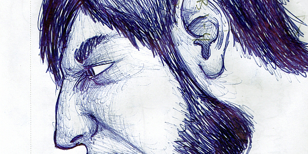 Inner Demons. Ballpoint pen.