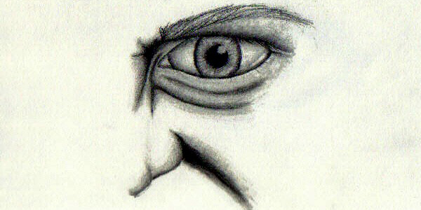 Eye Study 1. Graphite.