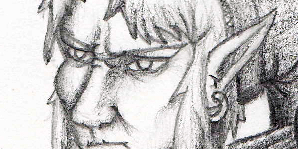 The Hero of Time. Graphite.
